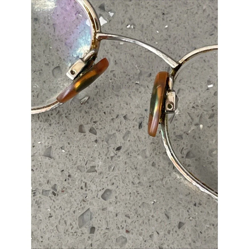 Luxottica Italy LU 1292 T293 50-18-135 Gold Eyeglasses Frames ONLY Full Rim Oval